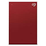 Seagate Backup Plus Slim - Hard Drive esterno portatile da 1 TB Colore: rosso 1 to