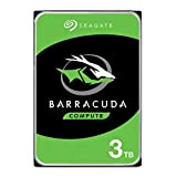 Seagate BarraCuda, 3 TB, Unità Disco Interna, Unità SATA da 6 GBit/s, 3,5", 7.200 RPM, Cache da 64 MB per ...