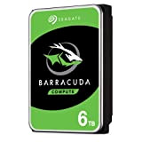 Seagate BarraCuda, 6 TB, Hard Disk Interno, SATA da 6 GBit/s, 3,5", 5.400 RPM, Cache da 256 MB per PC ...