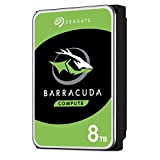 Seagate BarraCuda Pro, 8 TB, Hard Disk Interno, SATA 6 GBit/s, 3.5", 7.200 RPM, per PC Desktop, 2 Anni di ...