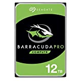 Seagate BarraCuda Pro Unità Disco Interna da 12 TB, Unità SATA 6 da GB/s, 3.5", 7.200 Giri/Min, Cache da 256 ...