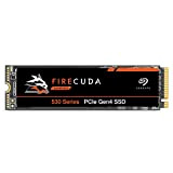 Seagate FireCuda 530 NVMe SSD, 1 TB, SSD Interno, M.2, 4 porte PCIe Gen4, NVMe 1.4, 7.300 MB/s, Multicolore