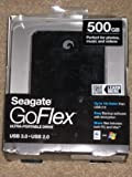 Seagate - Hard disk esterno portatile Goflex, 500 GB, USB 2.0 + 3.0