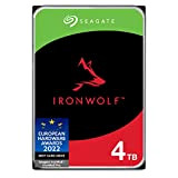 Seagate IronWolf, 4 TB, Hard Disk SATA da 6 GBit/s, HDD, CMR 3,5" 5.400 RPM, Cache da 64 MB per ...