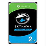 Seagate SkyHawk, 2 TB, disco rigido interno di sorveglianza, HDD da 3,5", SATA 6 Gb/s, 64 MB, DVR, (ST2000VX008) (ricondizionato)