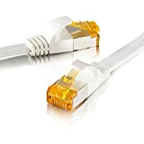 SEBSON Ethernet Cavo 10m Cat 7, LAN Cavo Patch, 10 Gbit/s, U-FTP, Cavo di Rete con Spina RJ45 per Router, ...