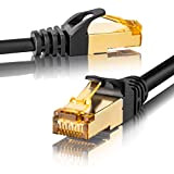 SEBSON Ethernet Cavo 10m Cat 7, LAN Cavo Patch, 10 Gbit/s, S-FTP, Cavo di Rete con Spina RJ45 per Router, ...