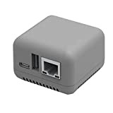 Server di stampa di rete con 1 porta LAN RJ-45 10/100 Mbps Funzione di rete WiFi Porta USB 2.0 BT ...