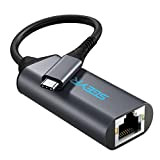 SGEYR Adattatore da USB-C a Ethernet, Adattatore Ethernet Tipo C Gigabit LAN Adattatore 1000 Mbps Thunderbolt 3 a RJ45, compatibile ...