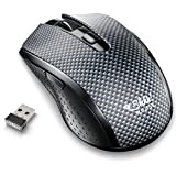 Shhhmouse i440 - Mouse Silenzioso Portatile Senza Fili con Ricevitore USB – Funziona su Varie Superfici - 3 Livelli di ...