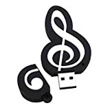 Shooo 64GB Cartoon Music Note Chiavetta USB Memory Stick