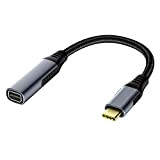 Sicotool USB C (Source Port) to Mini DisplayPort Adapter Type C(Thunderbolt 3) to Mini DP 18CM Cable 4K@60Hz Compatible with ...