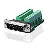 SIENOC connettore DB15 D-Sub Maschio Porta 15 Pin 2 Row Terminale Breakout PCB Board