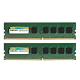 Silicon Power 16GB Kit (2 x 8GB) DDR4-RAM-2400MHz (PC4 19200) 288 Pin 1.2V Non-ECC Unbuffered 16GB-UDIMM-Desktop Memoria