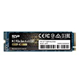 Silicon Power 1TB NVMe 4.0 Gen4 PCIe M.2 SSD R/W fino a 5.000/4.400 MB/s(SP01KGBP44US7005)