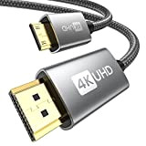 Silkland Cavo Mini HDMI a HDMI 2M, High-Speed Cavo Mini HDMI 4K@60 Hz, 2K@144Hz supporta Ethernet, 3D e ARC, compatibile ...