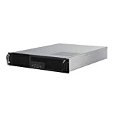 SilverStone RM23-502, 2U dual drive bay da 5,2 pollici ATX rackmount industriale chassis server storage con interfaccia USB 3.1 Gen1, ...