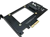 Sintech M.2(NGFF) M Key PCI-e SSD a PCIe X4 scheda adattatore per Samsung XP941 SM951 M6E PM951 950 PRO Nero ...
