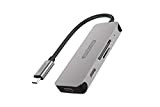 Sitecom CN-406 USB-C Hub & Card Reader - 2 x USB-C + Micro-SD + SD/MMC/SDHC/SDXC/USH-I fino a 2 TB lettore ...