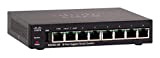 Smart switch Cisco SG250-08 con 8 porte Gigabit Ethernet (GbE) con 8 porte Gigabit Ethernet RJ45, protezione limitata a vita ...
