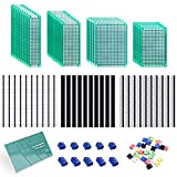Smraza 100pcs Double Sided PCB Board Kit, Prototype Boards for DIY Soldering and Electronic Project Circuit Boards Compatible with Arduino ...