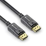 sonero® 3m cavo DisplayPort 1.2, cavo DisplayPort a DisplayPort, 4K 60 Hz, 2K 144Hz, nero