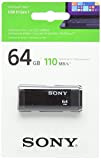 Sony USM64X/B2 Memoria USB 3.1 Gen 1, Capacità 64 GB, Velocità Massima di Lettura 110 MB/s, Nero