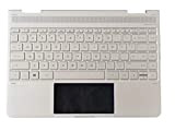 Sostituzione per HP Spectre X360 PC convertibile adatto 13-AC 13-AC000 Series Silver Palmrest caso tastiera retroilluminata