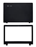 Sostituzione per Lenovo Ideapad 110-15 110-15ISK 110-15IKB Series LCD posteriore cover superiore/LCD frontale/cerniere (nero A+B)