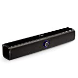Soundbar Mini altoparlanti portatili Bluetooth per PC e TV, compatto da 20 W Wireless Computer Speaker Sound Bar per i ...