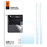 Spigen AirSkin Pellicola compatibile con MacBook Pro 13 2020, 1 Pezzi per Trackpad e 2 Pezzi per Touch Bar, TPU, ...