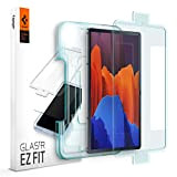 Spigen Glas.tR EZ Fit Vetro Temperato compatibile con Samsung Galaxy Tab S8 Plus, Galaxy Tab S7 Plus, 12.4 pollici, Installazione ...