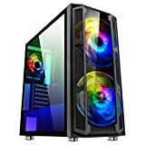 SPIRIT OF GAMER - GHOST 5 - ATX/Matx Gamer PC Case - 2 LED RGB Ventilatori Indirizzabili 200mm: 60 Modalità ...