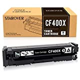 STAROVER 201X Cartucce Toner Compatibile per HP 201X 201A CF400X CF400A per HP LaserJet Pro MFP M277dw M252dw MFP M277N ...
