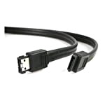 StarTech.com 6 Ft Shielded External eSATA to SATA Cable M/M Nero