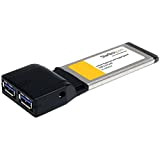 StarTech.com Adatattore Scheda Expresscard Superspeed USB 3.0 a 2 Porte con Supporto Uasp