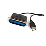 Startech.Com Adatattore Stampante USB a Parallela 1.8 M, M/M