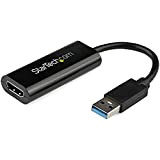 StarTech.com Adattatore da USB 3.0 a HDMI - 1080p (1920x1200) - Sottile/Compatto convertitore video da USB Type-A a HDMI per ...