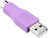 StarTech.com Adattatore di ricambio PS/2 a USB, Convertitore sostitutivo per tastiera da PS/2 a USB F/M, GC46MFKEY