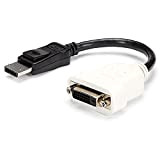 StarTech.com Adattatore DisplayPort DVI - Convertitore video da DisplayPort a DVI-D - 1080p - Adattatore Dongle da DP 1.2 a ...