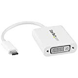 StarTech.com Adattatore Video USB-C a DVI - Convertitore USB-C a DVI-I M/F - 2560x1600 - Bianco (CDP2DVIW)