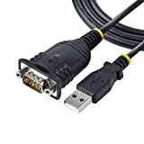 StarTech.com Cavo Adattatore USB a Seriale 1 m Convertitore USB a Porta COM, Cavo USB Seriale RS232/DB9 Maschio con Chipset ...