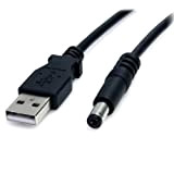 StarTech.com Cavo di alimentazione 5V USB a barilotto tipo M 2m, USB2TYPEM2M