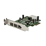 StarTech.com Scheda Adatattore PCI Express Firewire 2B 1A 1394 a Basso Profilo, 3 Porte