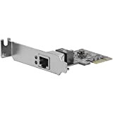 StarTech.com Scheda di rete PCIe a 1 porta - Basso profilo - Porta RJ45 - Chipset Realtek RTL8111H - Adattatore ...