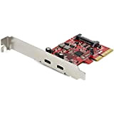 StarTech.com Scheda PCIe a 2 porte USB 3.1 Gen 2 10Gbps - PCIe Gen 3 x4 - ASM3142 Chipset - ...