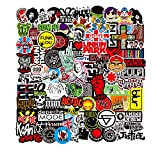 Sticker Pack 100-Pcs Adesivo Rock And Roll,cool Adesivi per laptop MacBook Moto Graffiti Patch Skateboard autoadesivi paraurti Hippie Decals Bomba ...