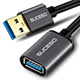 SUCESO Cavo Prolunga USB 3.0 2M Maschio A Femmina A 5Gbps Cavo Estensione USB Trasferimento Dati e Ricarica per Chiavetta ...