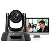 SUFUL Webcam per PC,Tenveo 1080P Full HD Webcam PC,HDMI-SDI-USB 20X Optical Zoom Autofocus Telecamera con Wide Angle,Telecomando Infrarossi-con Funzione Preimpostata ...