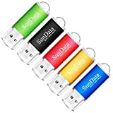 SunData 5 Pezzi 16GB Chiavetta USB Pen Drive 16GB Metallo USB2.0 Unità Memoria Flash Thumb Drive per Archiviazione Dati con ...